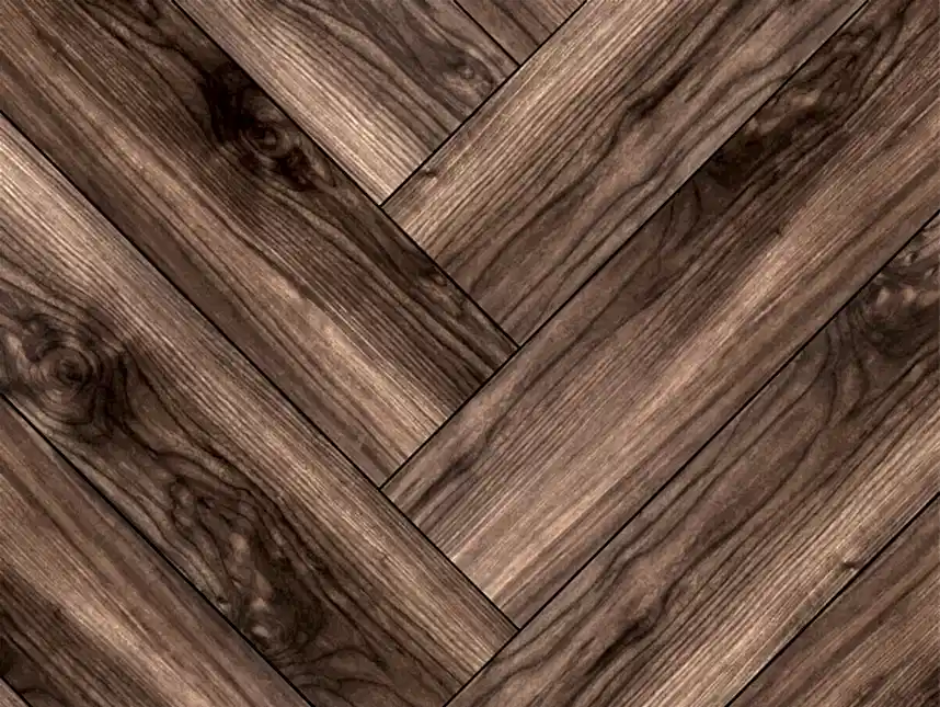 Herringbone 12mm - Balıksırtı Laminat Parke 520 Chocolate Walnut